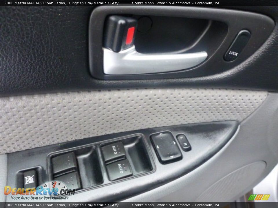 2008 Mazda MAZDA6 i Sport Sedan Tungsten Gray Metallic / Gray Photo #17