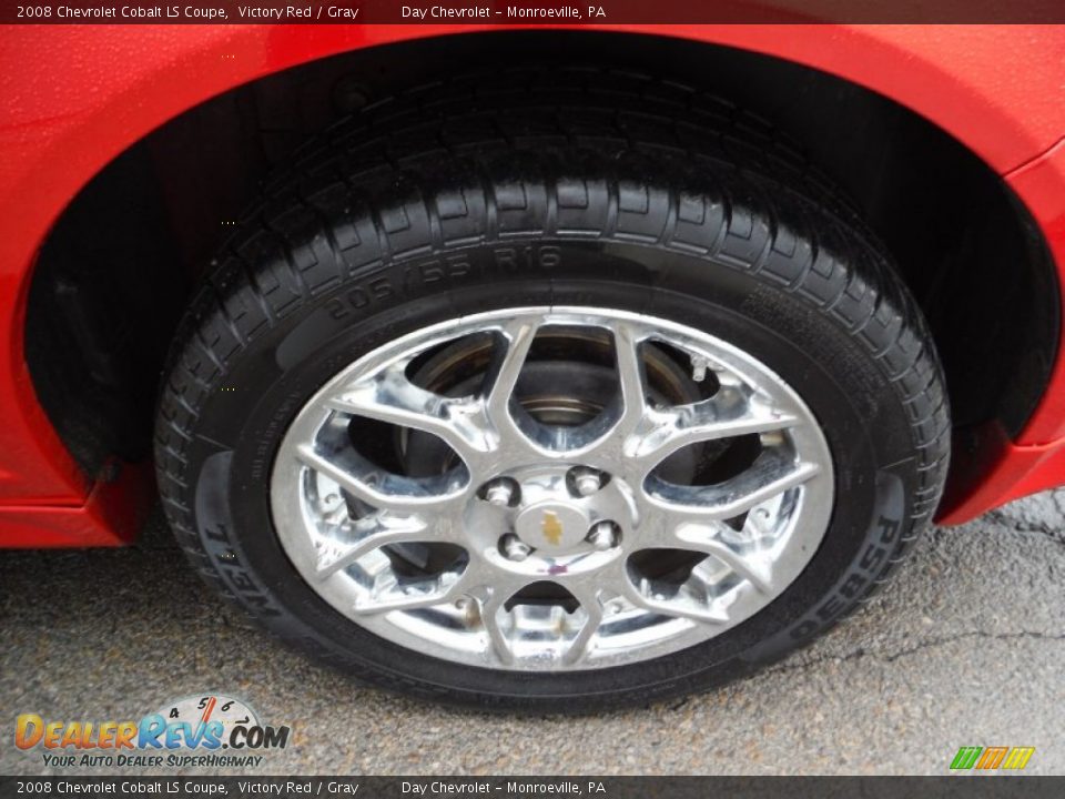 2008 Chevrolet Cobalt LS Coupe Victory Red / Gray Photo #14