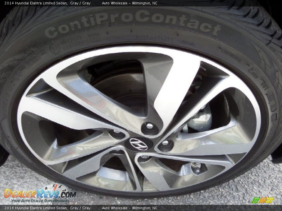 2014 Hyundai Elantra Limited Sedan Gray / Gray Photo #7