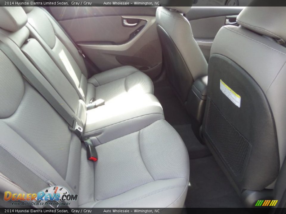 2014 Hyundai Elantra Limited Sedan Gray / Gray Photo #14
