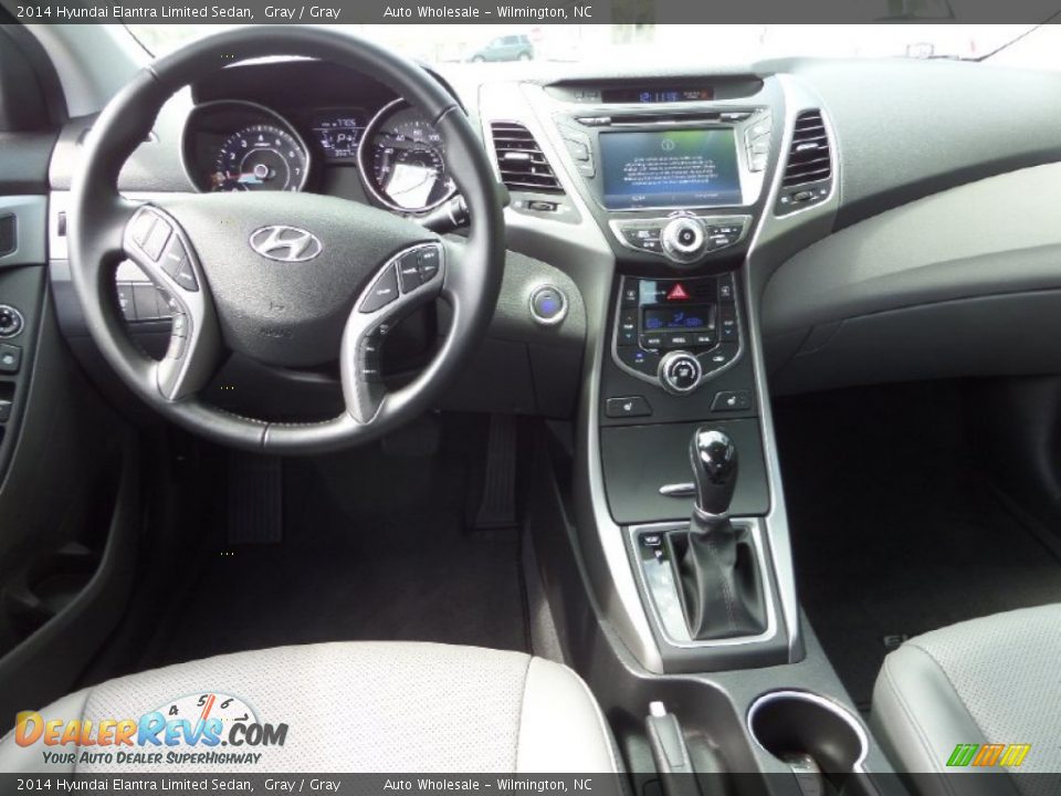 2014 Hyundai Elantra Limited Sedan Gray / Gray Photo #15
