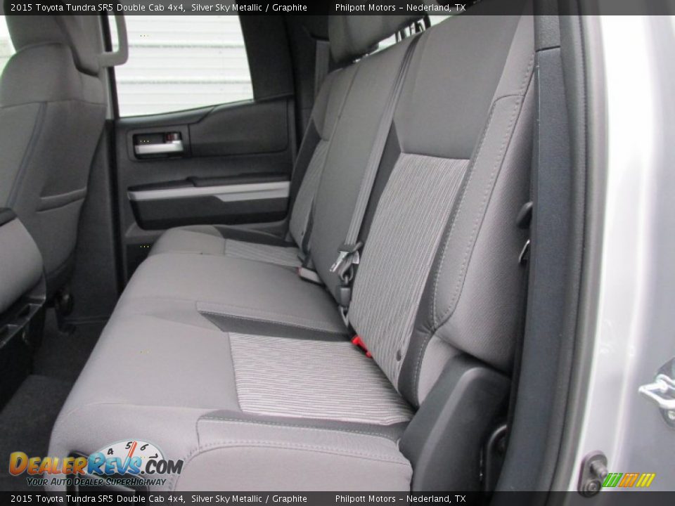 2015 Toyota Tundra SR5 Double Cab 4x4 Silver Sky Metallic / Graphite Photo #20