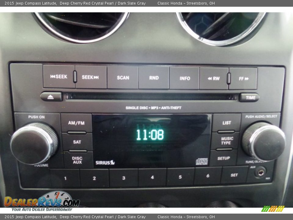 Audio System of 2015 Jeep Compass Latitude Photo #27