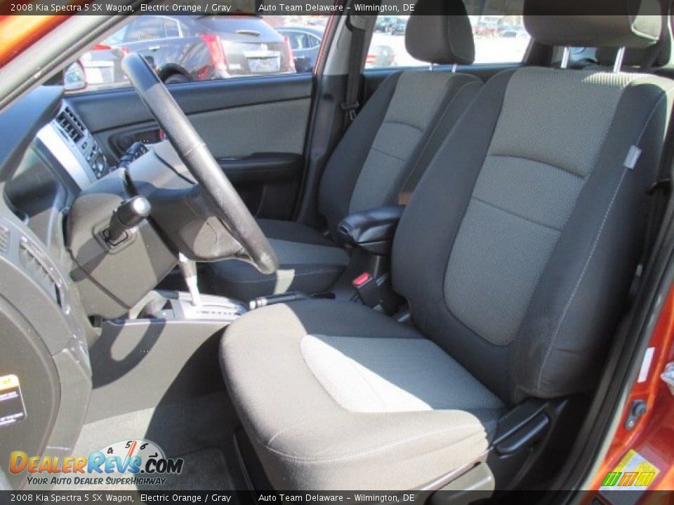 Gray Interior - 2008 Kia Spectra 5 SX Wagon Photo #11