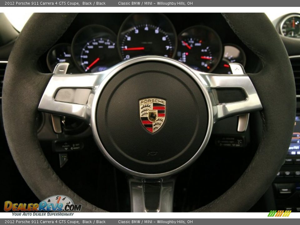 2012 Porsche 911 Carrera 4 GTS Coupe Steering Wheel Photo #10