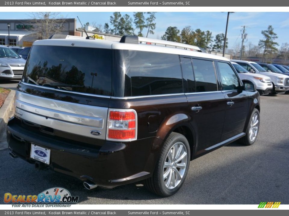 2013 Ford Flex Limited Kodiak Brown Metallic / Charcoal Black Photo #3