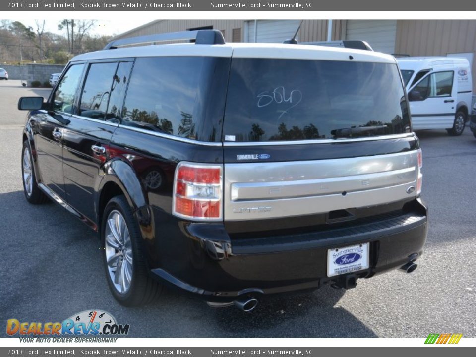 2013 Ford Flex Limited Kodiak Brown Metallic / Charcoal Black Photo #5