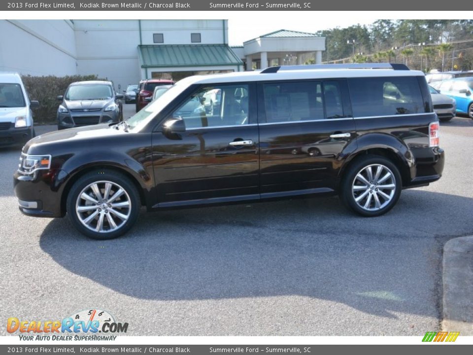 2013 Ford Flex Limited Kodiak Brown Metallic / Charcoal Black Photo #6