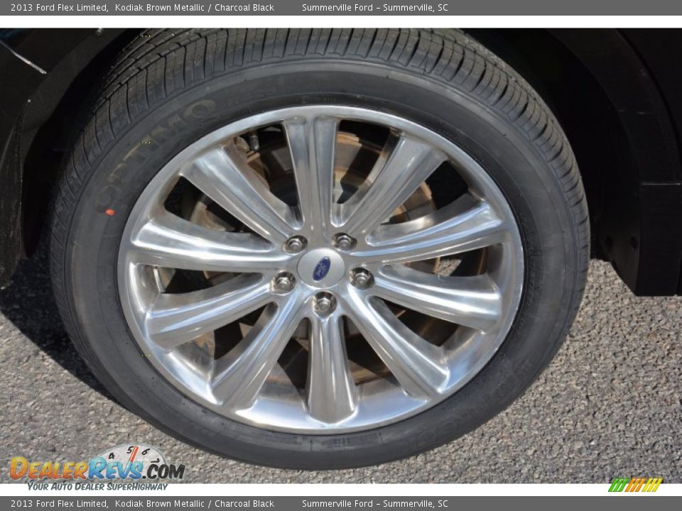 2013 Ford Flex Limited Kodiak Brown Metallic / Charcoal Black Photo #23