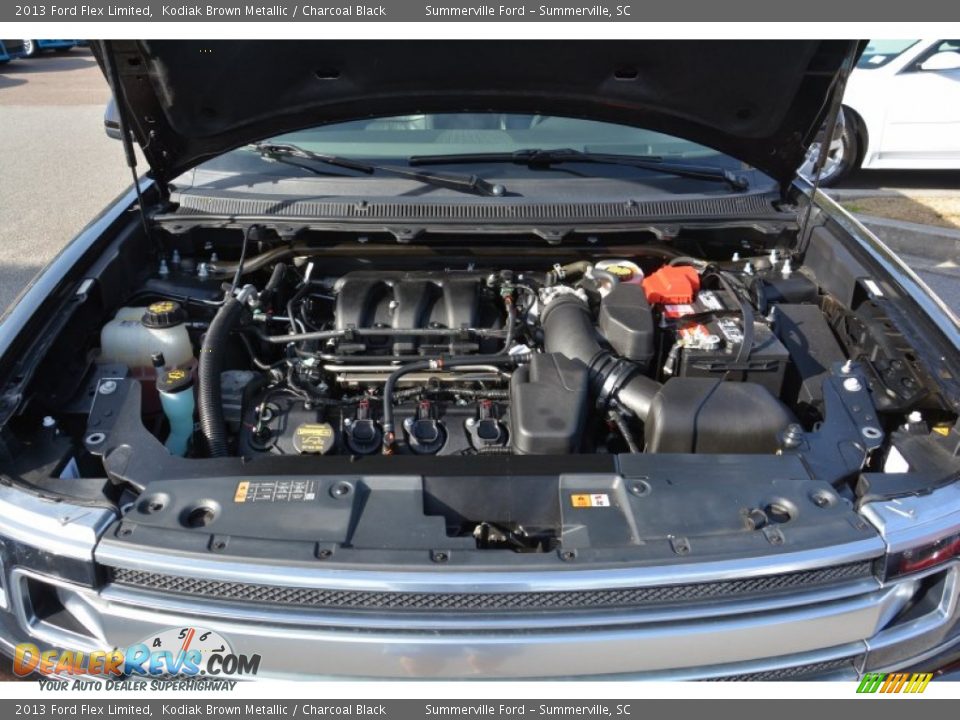 2013 Ford Flex Limited Kodiak Brown Metallic / Charcoal Black Photo #24
