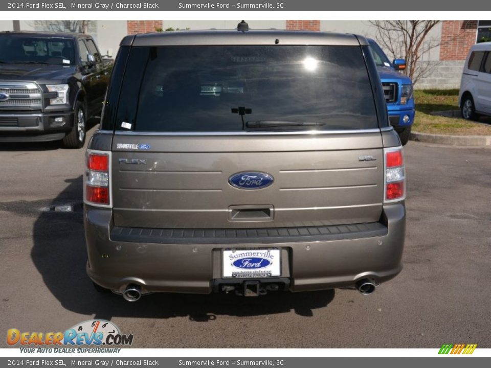 2014 Ford Flex SEL Mineral Gray / Charcoal Black Photo #4
