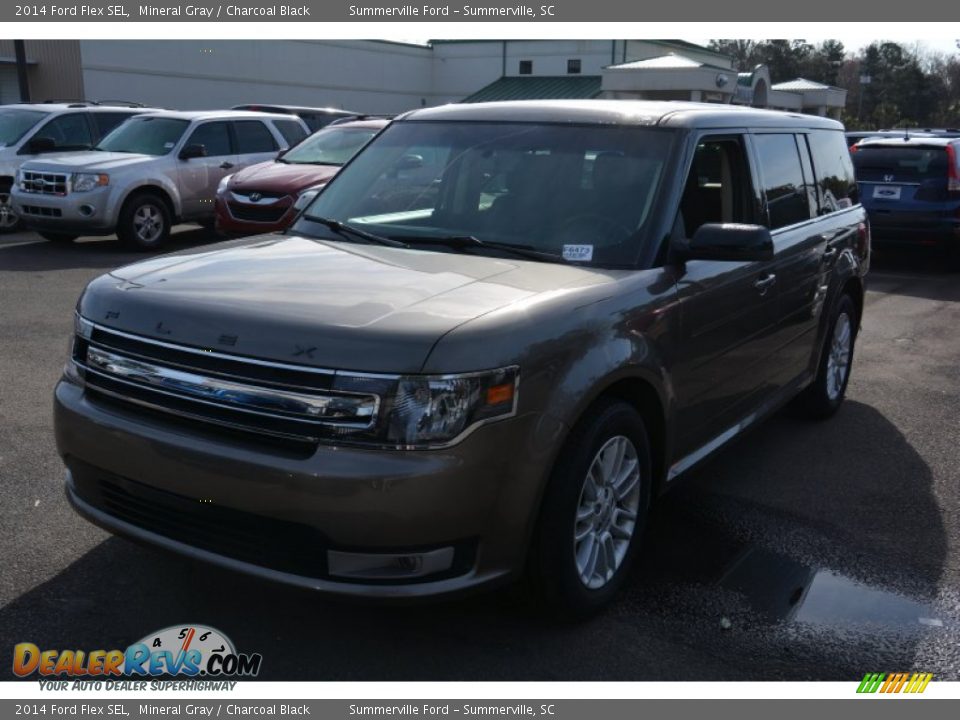 2014 Ford Flex SEL Mineral Gray / Charcoal Black Photo #7