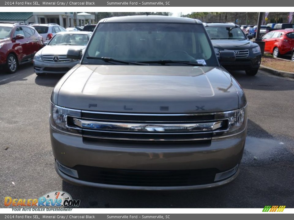 2014 Ford Flex SEL Mineral Gray / Charcoal Black Photo #8