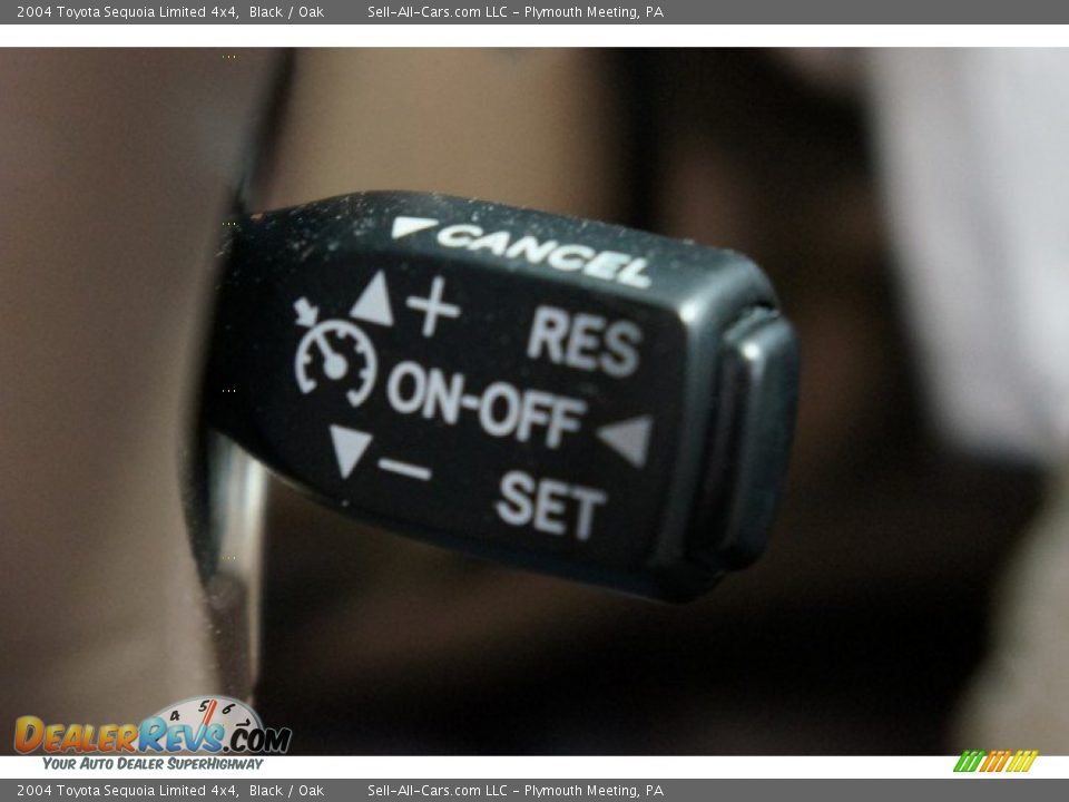 2004 Toyota Sequoia Limited 4x4 Black / Oak Photo #26