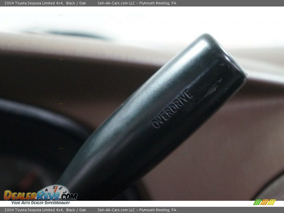 2004 Toyota Sequoia Limited 4x4 Black / Oak Photo #28