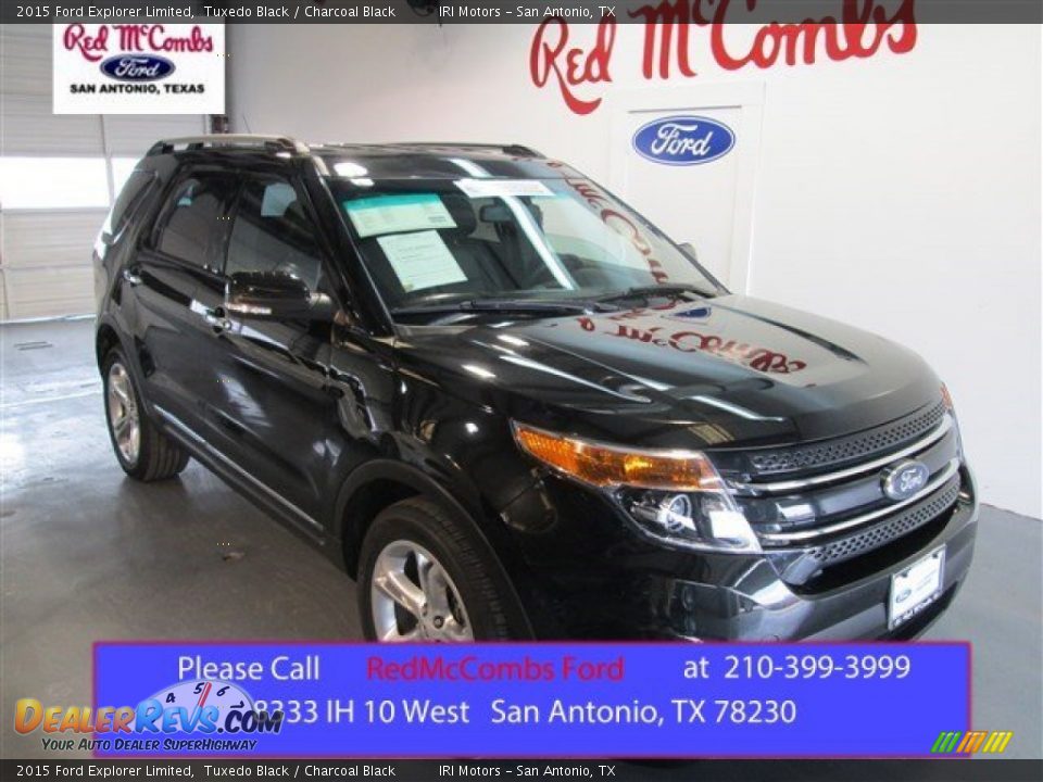2015 Ford Explorer Limited Tuxedo Black / Charcoal Black Photo #1
