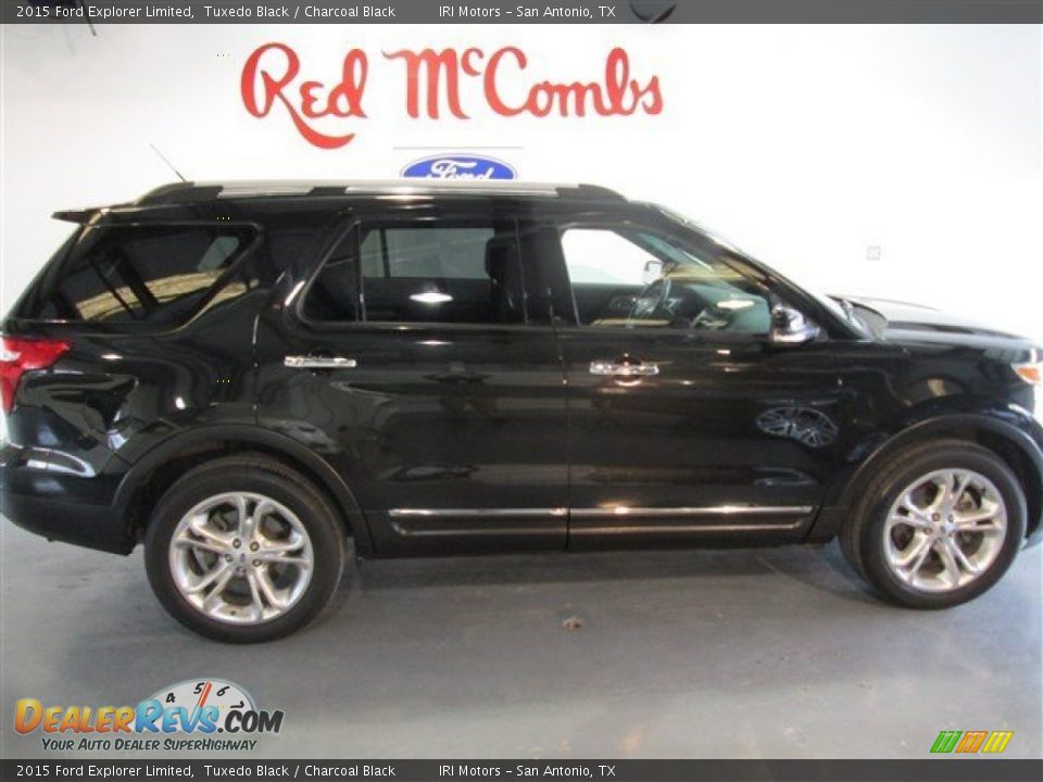2015 Ford Explorer Limited Tuxedo Black / Charcoal Black Photo #10