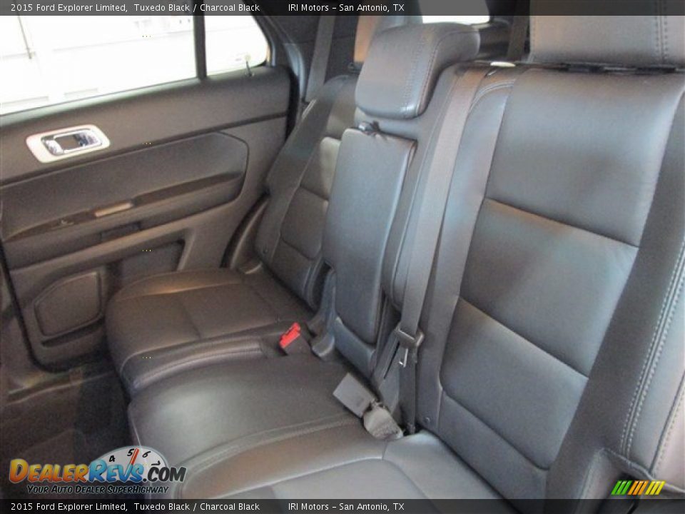 2015 Ford Explorer Limited Tuxedo Black / Charcoal Black Photo #12