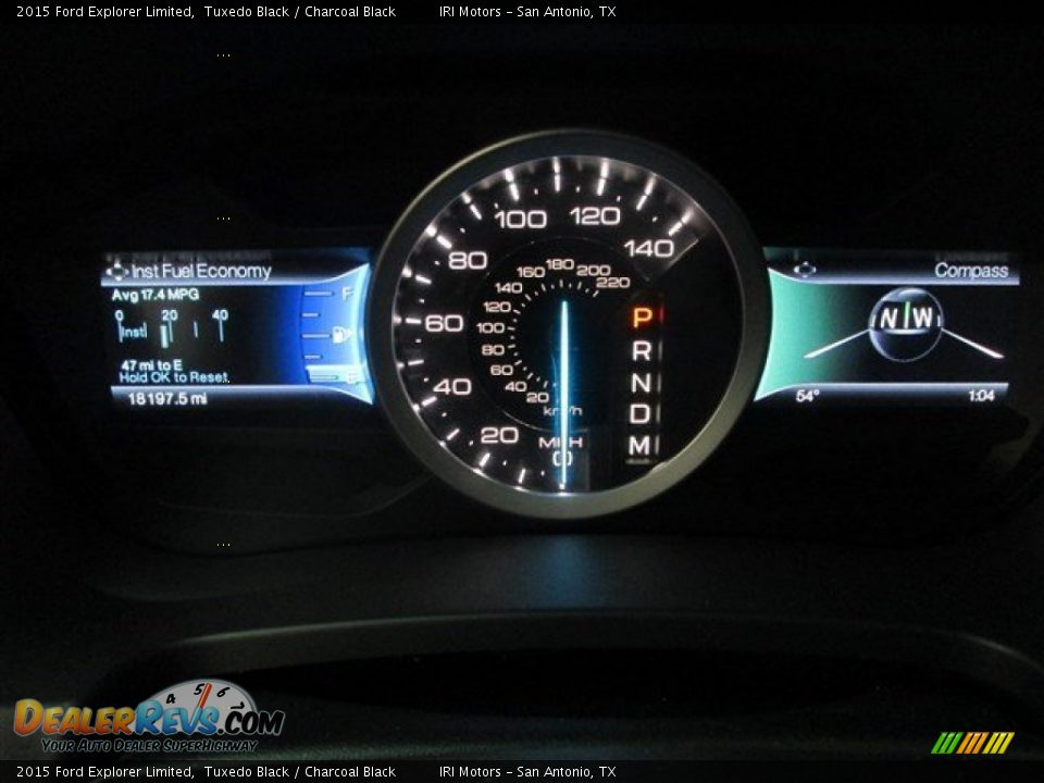 2015 Ford Explorer Limited Tuxedo Black / Charcoal Black Photo #22