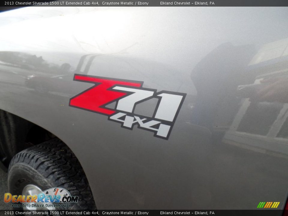 2013 Chevrolet Silverado 1500 LT Extended Cab 4x4 Graystone Metallic / Ebony Photo #10