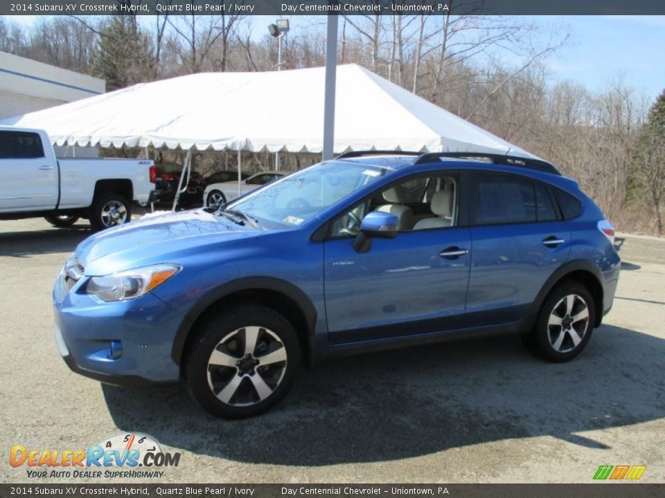 2014 Subaru XV Crosstrek Hybrid Quartz Blue Pearl / Ivory Photo #1