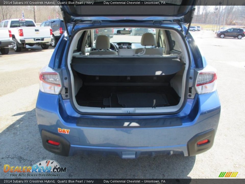 2014 Subaru XV Crosstrek Hybrid Quartz Blue Pearl / Ivory Photo #17