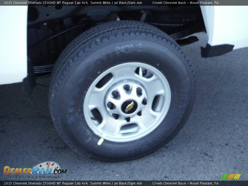 2015 Chevrolet Silverado 2500HD WT Regular Cab 4x4 Summit White / Jet Black/Dark Ash Photo #3