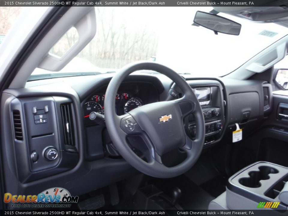 2015 Chevrolet Silverado 2500HD WT Regular Cab 4x4 Summit White / Jet Black/Dark Ash Photo #10