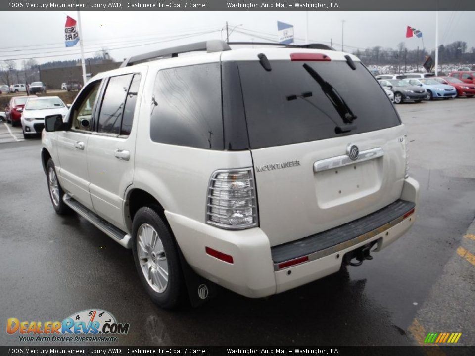 2006 Mercury Mountaineer Luxury AWD Cashmere Tri-Coat / Camel Photo #7