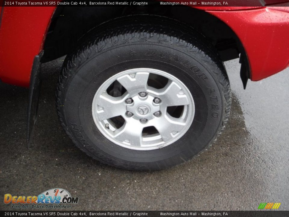 2014 Toyota Tacoma V6 SR5 Double Cab 4x4 Barcelona Red Metallic / Graphite Photo #3