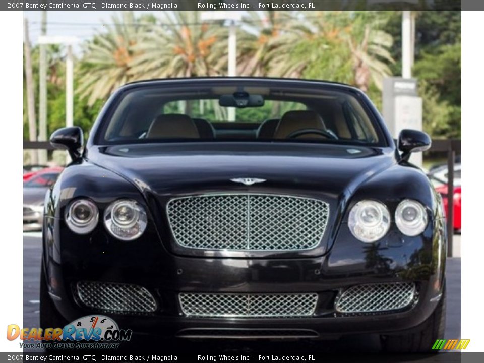 2007 Bentley Continental GTC Diamond Black / Magnolia Photo #2