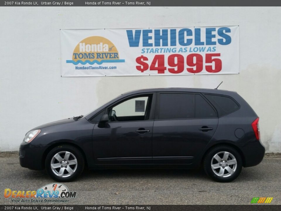 2007 Kia Rondo LX Urban Gray / Beige Photo #3