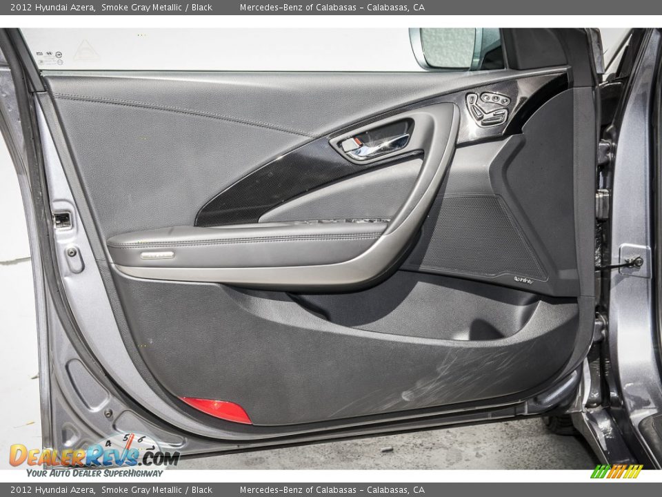 2012 Hyundai Azera Smoke Gray Metallic / Black Photo #18