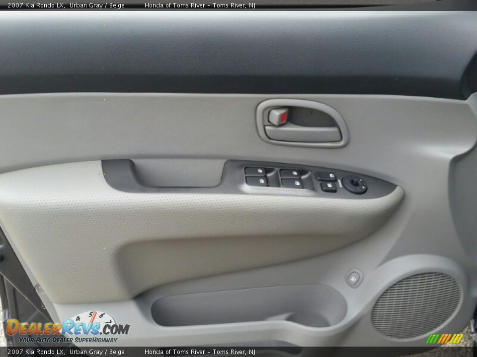 2007 Kia Rondo LX Urban Gray / Beige Photo #14