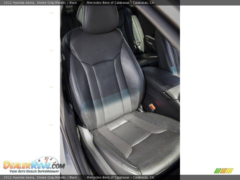 2012 Hyundai Azera Smoke Gray Metallic / Black Photo #24