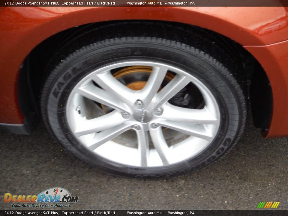 2012 Dodge Avenger SXT Plus Copperhead Pearl / Black/Red Photo #3