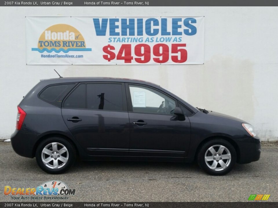 2007 Kia Rondo LX Urban Gray / Beige Photo #24