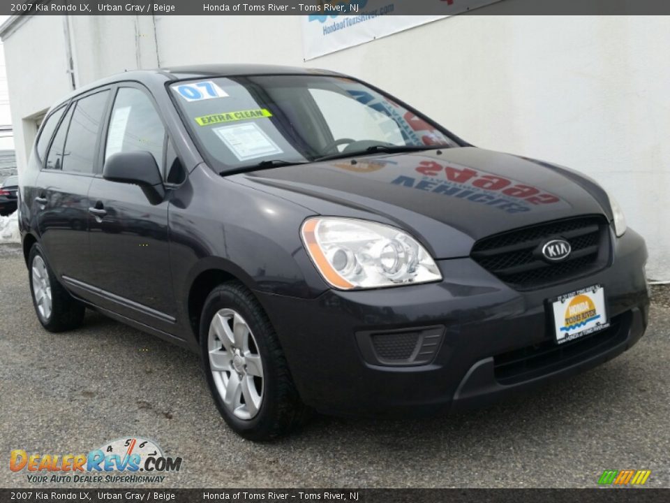 2007 Kia Rondo LX Urban Gray / Beige Photo #25