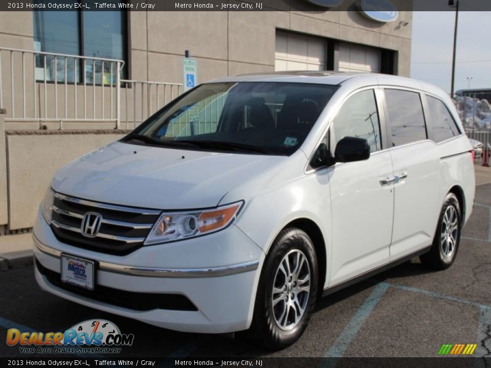 2013 Honda Odyssey EX-L Taffeta White / Gray Photo #1