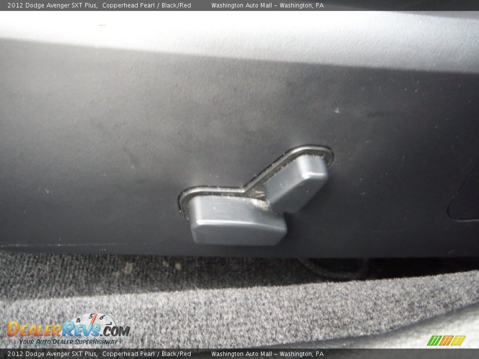 2012 Dodge Avenger SXT Plus Copperhead Pearl / Black/Red Photo #12