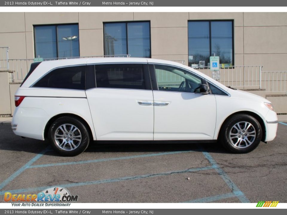 2013 Honda Odyssey EX-L Taffeta White / Gray Photo #4