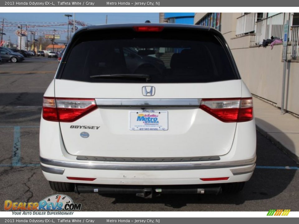 2013 Honda Odyssey EX-L Taffeta White / Gray Photo #6