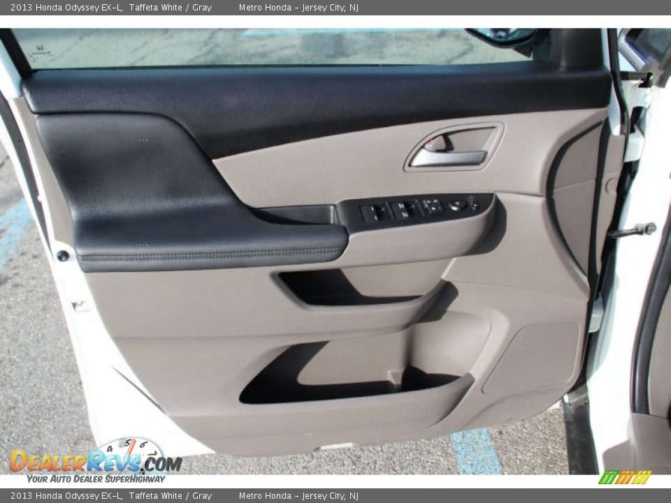 2013 Honda Odyssey EX-L Taffeta White / Gray Photo #9