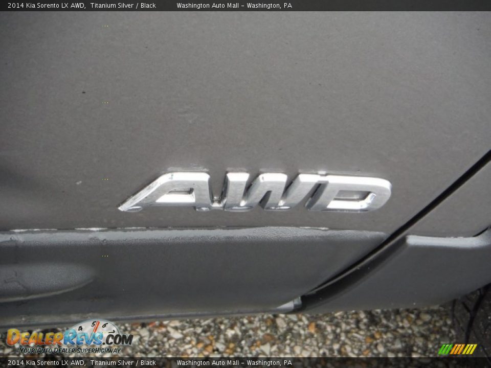 2014 Kia Sorento LX AWD Titanium Silver / Black Photo #4