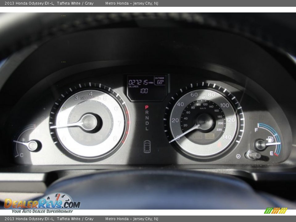 2013 Honda Odyssey EX-L Taffeta White / Gray Photo #20
