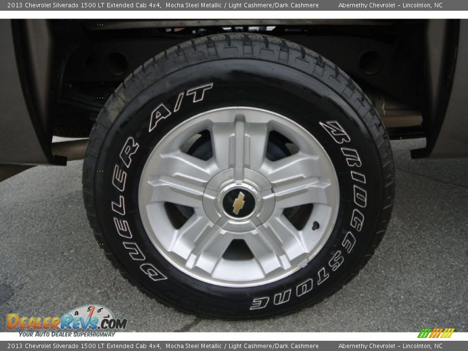 2013 Chevrolet Silverado 1500 LT Extended Cab 4x4 Mocha Steel Metallic / Light Cashmere/Dark Cashmere Photo #28