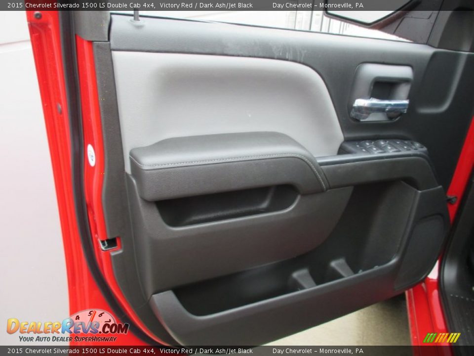 2015 Chevrolet Silverado 1500 LS Double Cab 4x4 Victory Red / Dark Ash/Jet Black Photo #12