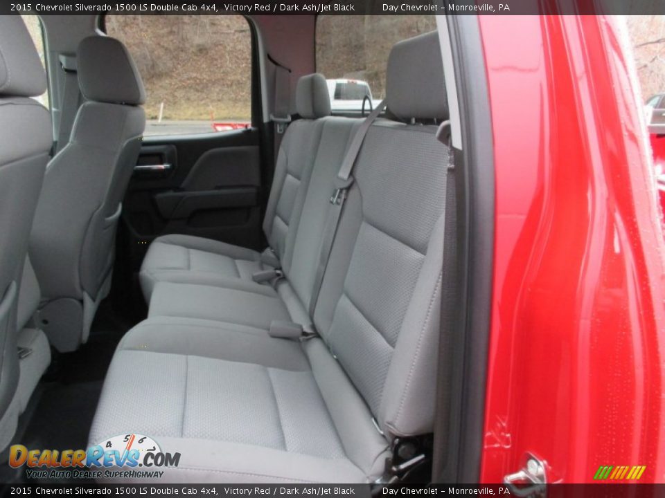 Rear Seat of 2015 Chevrolet Silverado 1500 LS Double Cab 4x4 Photo #14