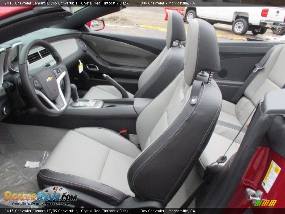 Black Interior - 2015 Chevrolet Camaro LT/RS Convertible Photo #13