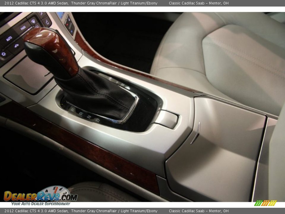 2012 Cadillac CTS 4 3.0 AWD Sedan Thunder Gray ChromaFlair / Light Titanium/Ebony Photo #9